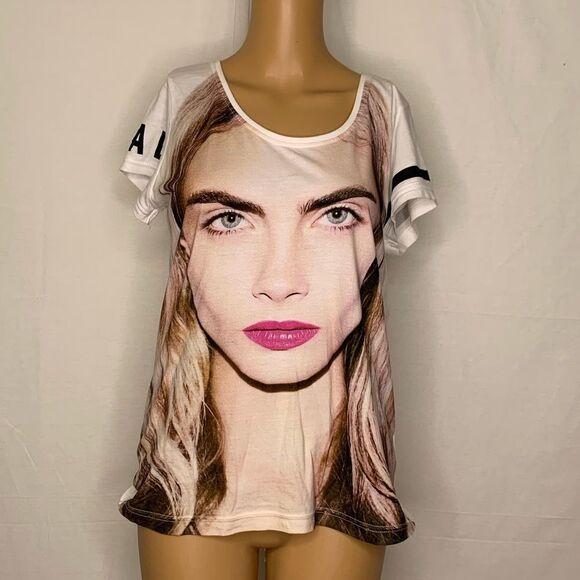 Eleven Paris Life is a Joke Cara Delevingne Grand his Photograph Picture T Shirt - Picture 1 of 11